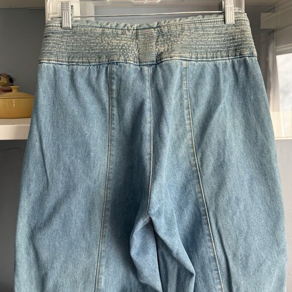 Vintage Marithe Francois Girbaud Pleated High Rise Loose Jeans Sz 7/8 28” Waist - Picture 4 of 9